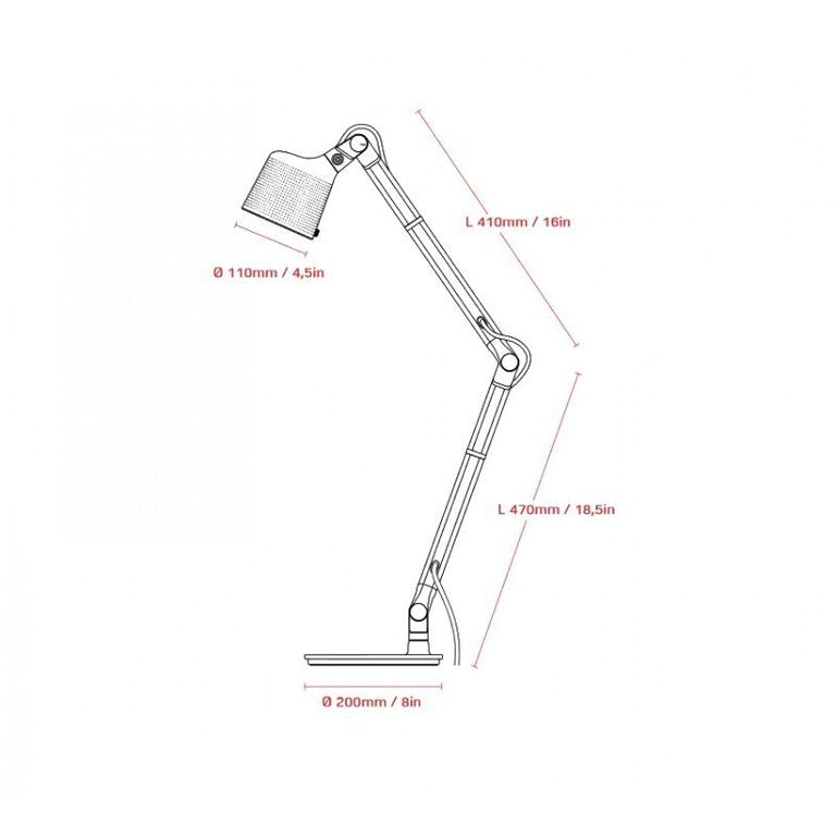 Vipp 521 Bureaulamp