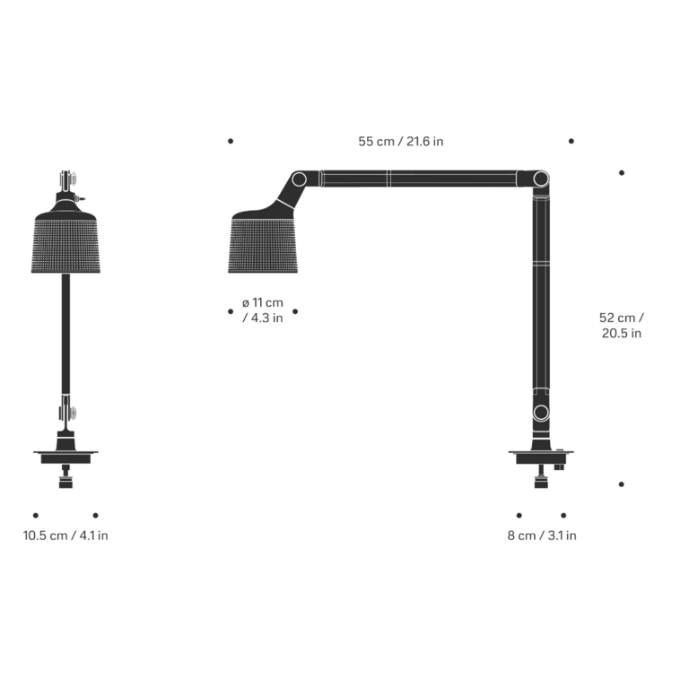 Vipp 521 Bureaulamp