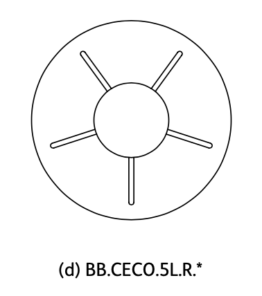 Plafondplaat Rond
