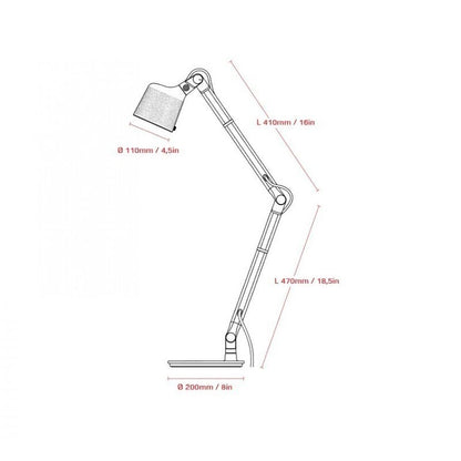 Vipp 521 Bureaulamp