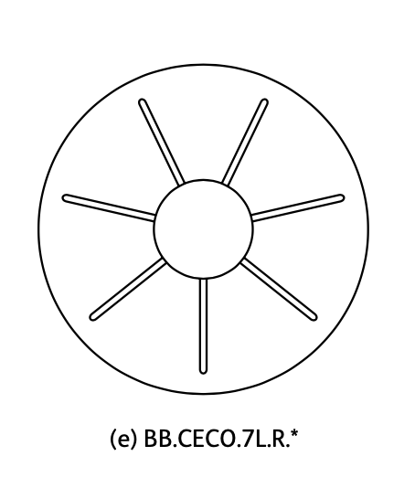 Plafondplaat Rond
