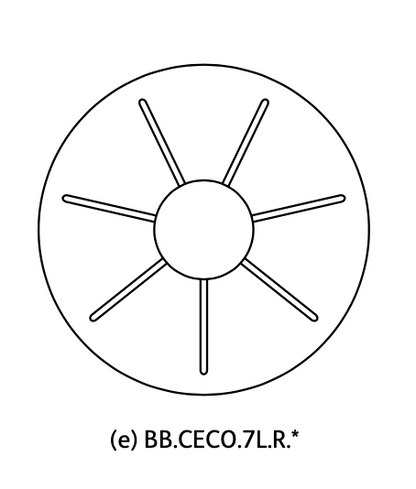 Plafondplaat Rond